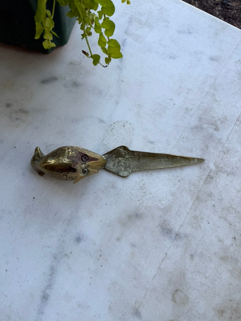 Vintage Solid Brass Pheasant