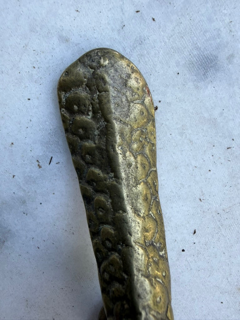 Vintage Solid Brass Peacock