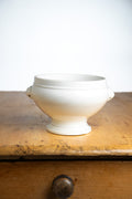 French Ironstone Soupière with Lion Head Handles
