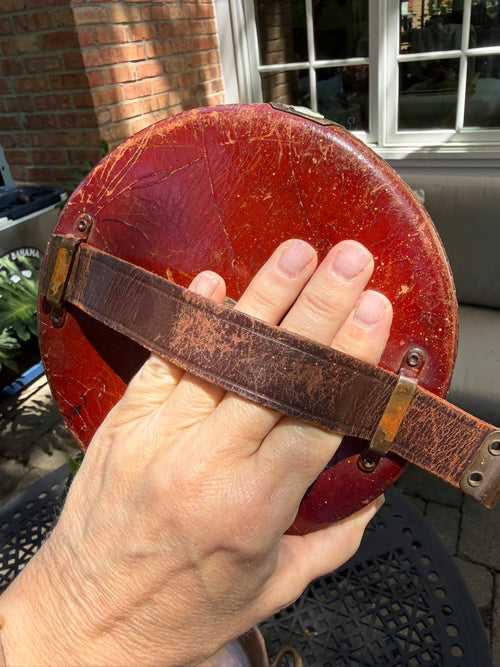 Antique 100-Foot Leather Measuring Tape Rabone Chesterman Ltd. | Made in England
