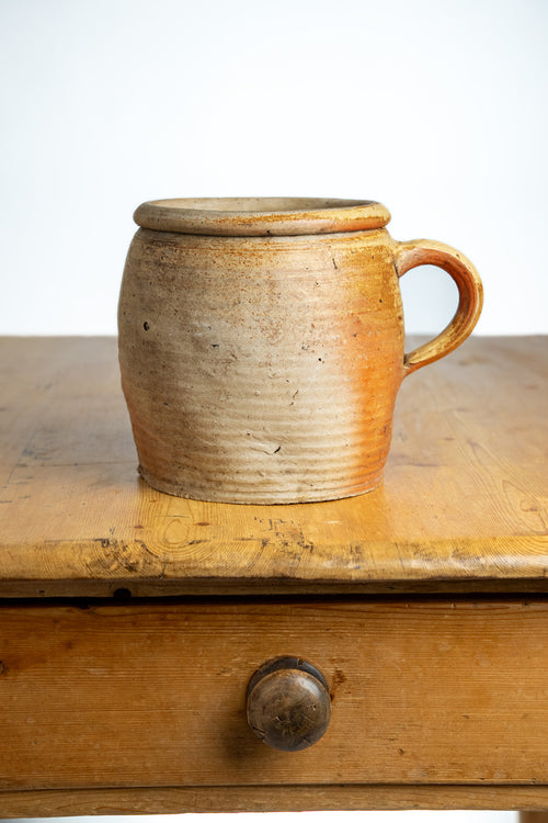 Antique French Confit Pot from the Charente Region