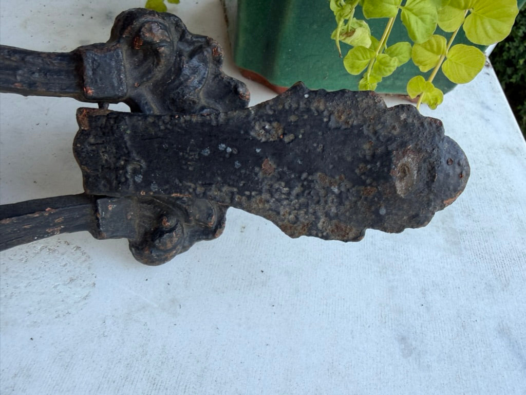Antique English Cast Iron Door Knocker