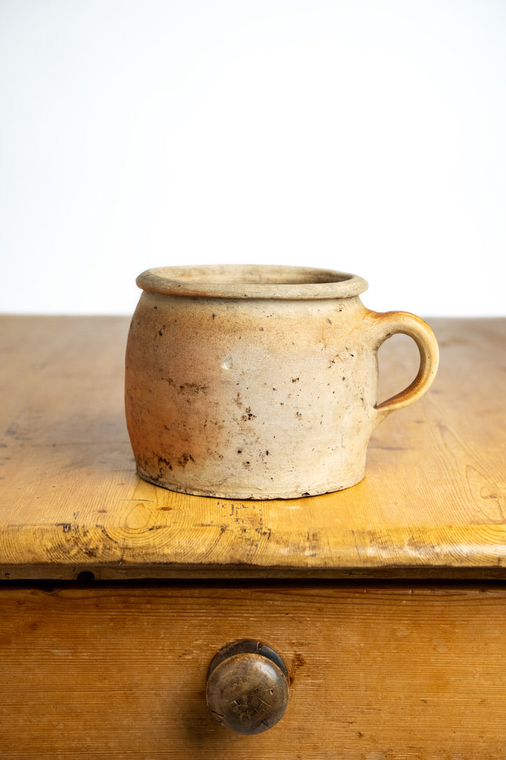French Confit Pot Terracotta Stoneware
