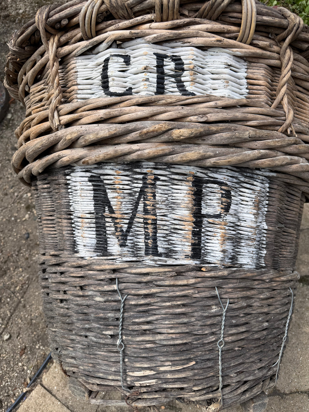 French Champagne Harvest Basket