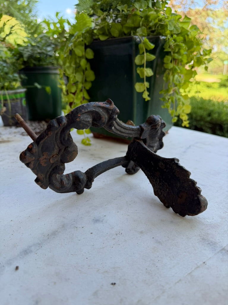 Antique English Cast Iron Door Knocker