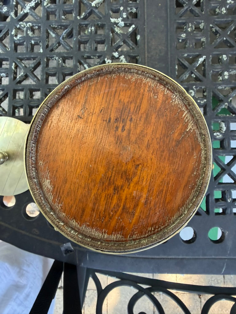 Victorian English Oak Biscuit Barrel