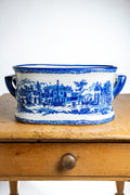 Vintage English Blue & White Ironstone Chinoiserie Transferware