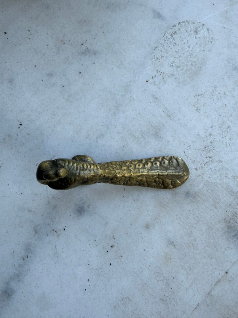 Vintage Solid Brass Peacock