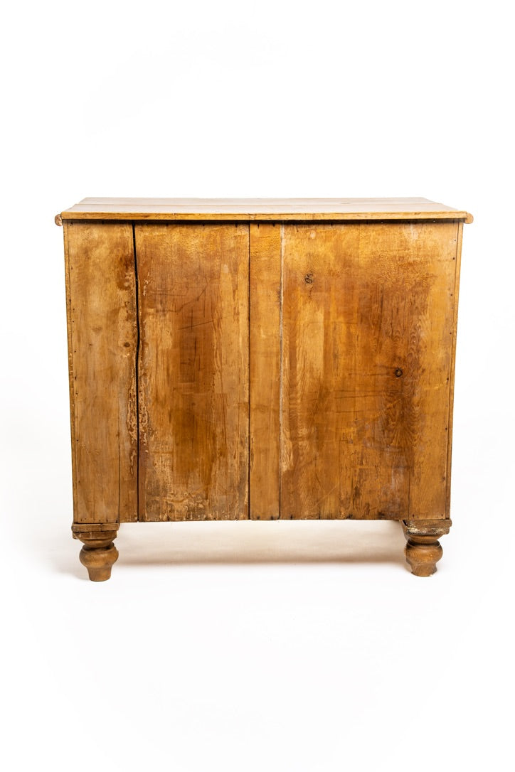 Victorian English Pine Chest of Drawers