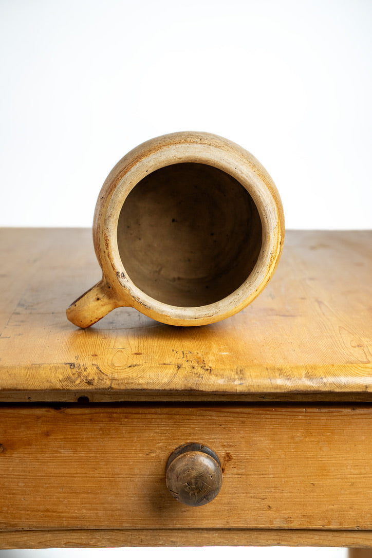 Antique French Confit Pot from the Charente Region