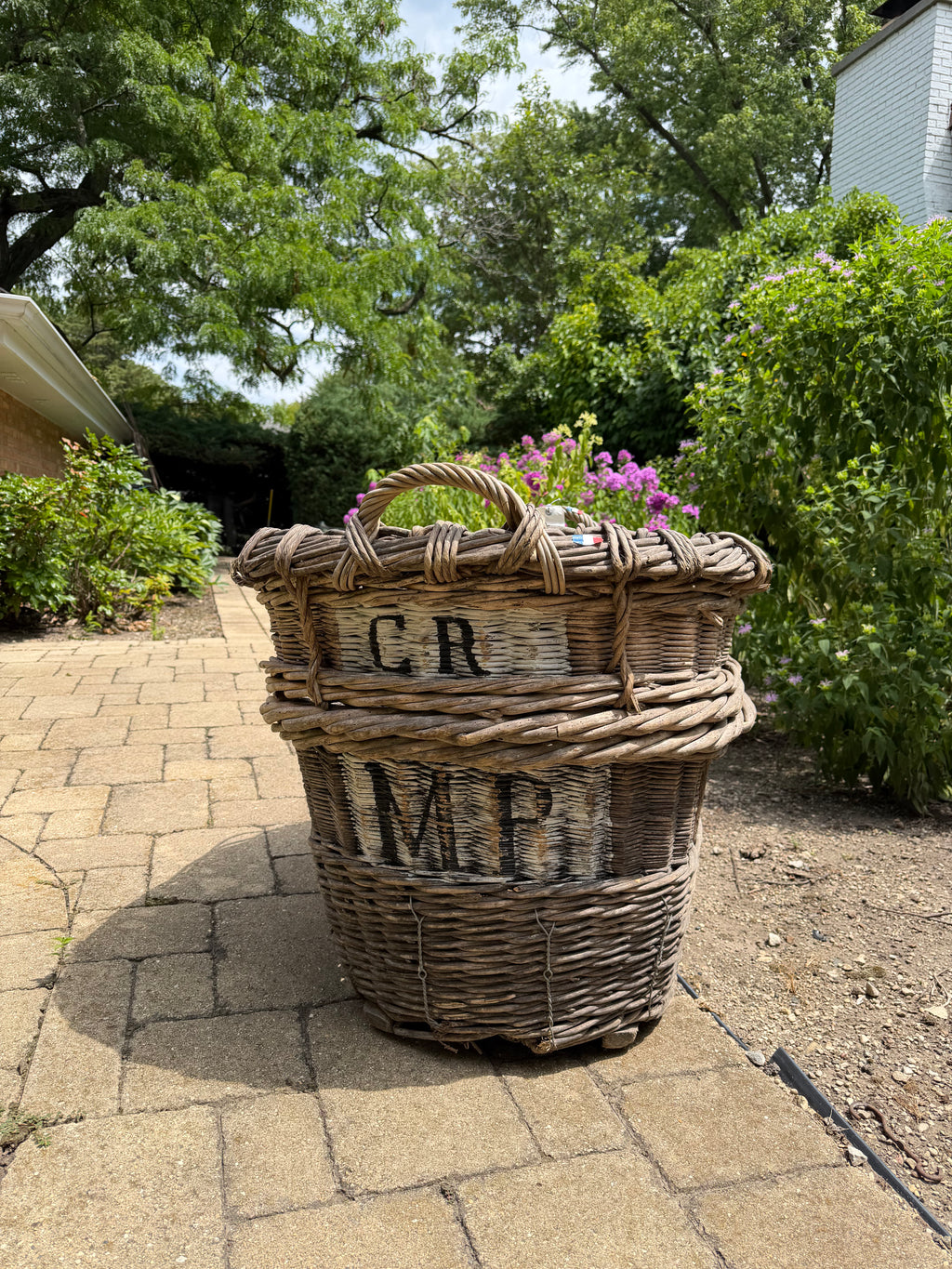 French Champagne Harvest Basket