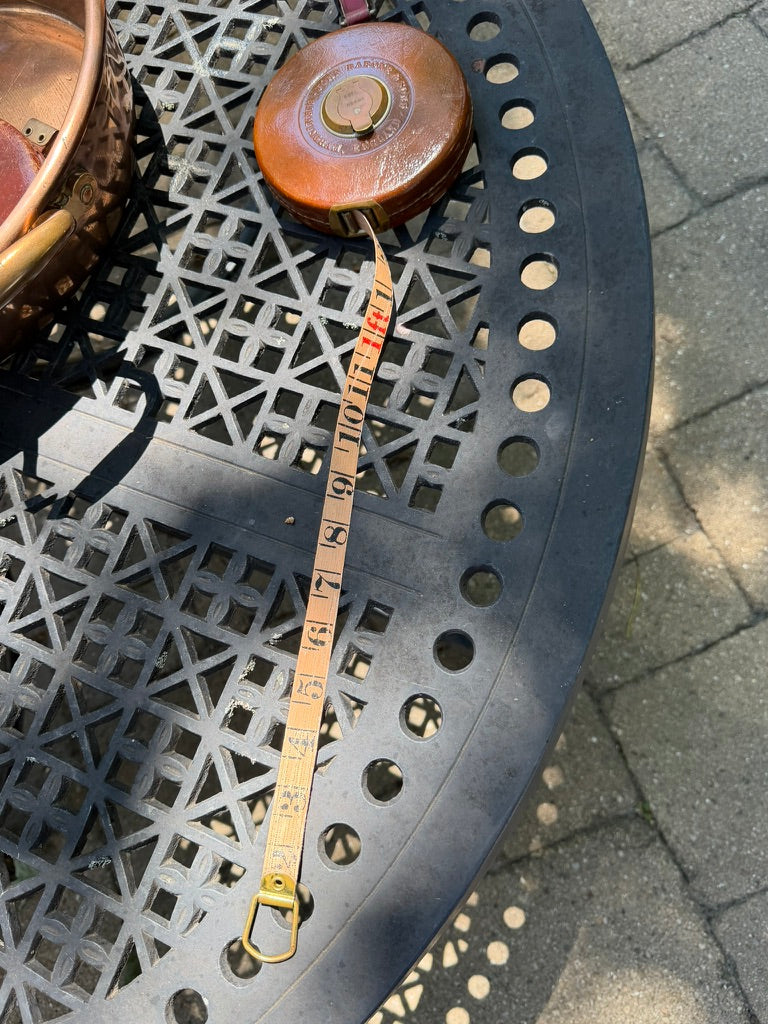 leather measuring tape by John Rabone & Sons of Birmingham, England